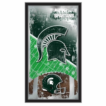 HOLLAND BAR STOOL CO Michigan State 15" x 26" Football Mirror MFtblMichSt